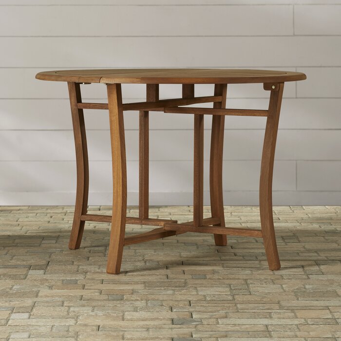 Fitzhugh folding deals wooden dining table