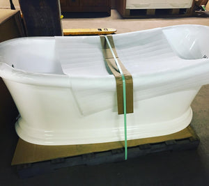 67” Inch Acrylic Slipper Tub
