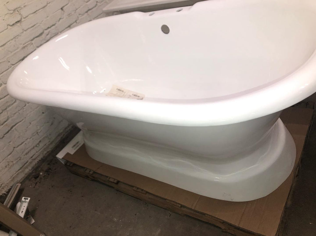 65” Henley Cast Iron double ended pedestal tub AZ Liquidations LLC