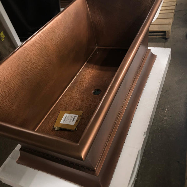 66" Burnett Copper Freestanding Tub