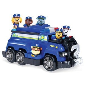 PAW Patrol, Chase’s Total Team Rescue Police Cruiser Vehicle with 6 Pups
